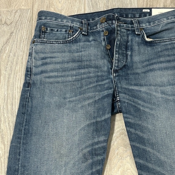 LIKE NEW! Men's Rag & Bone Jar Distressed Stretch Jeans SLIM Fit 2 - 32/30 - Picture 2 of 12